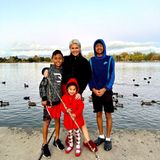 Sophia Vegas mit ihren Kids, Patchwork-Familie