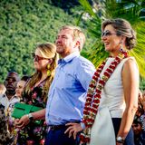 Karibikreise der niederländischen Royals: Amalia, Willem-Alexander und Máxima