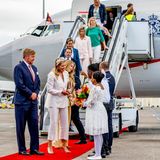 Karibikreise der niederländischen Royals: Ankunft auf St. Martin