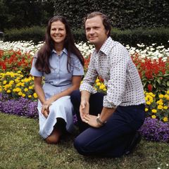 Royale Paare damals und heute: Königin Silvia und König Carl Gustaf