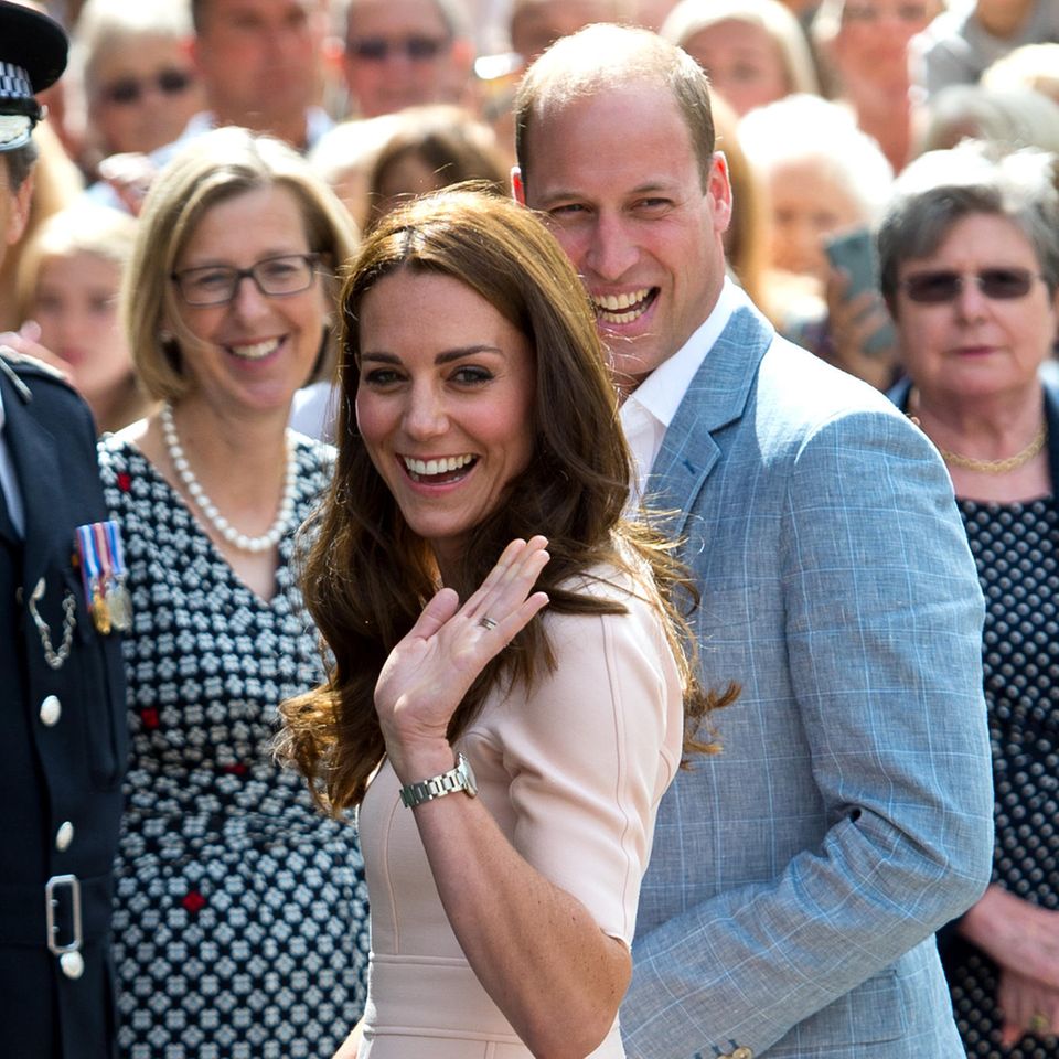 Prinz William und Catherine, Princess of Wales, bei ihrem Cornwall-Besuch im September 2016