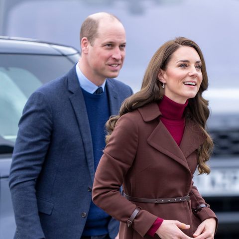 Prinz William und Catherine, Princess of Wales, kommen am 9. Februar in Cornwall an.