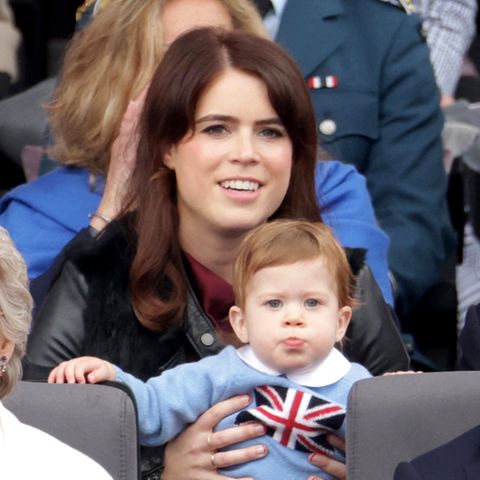 Prinzessin Eugenie mit Sohn August Brooksbank.