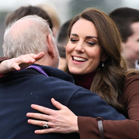 Catherine, Princess of Wales mit ihrem ehemaligen Lehrer Jim Embury in Cornwall