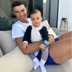 Familie: Cristiano Ronaldo mit Tochter Esmeralda
