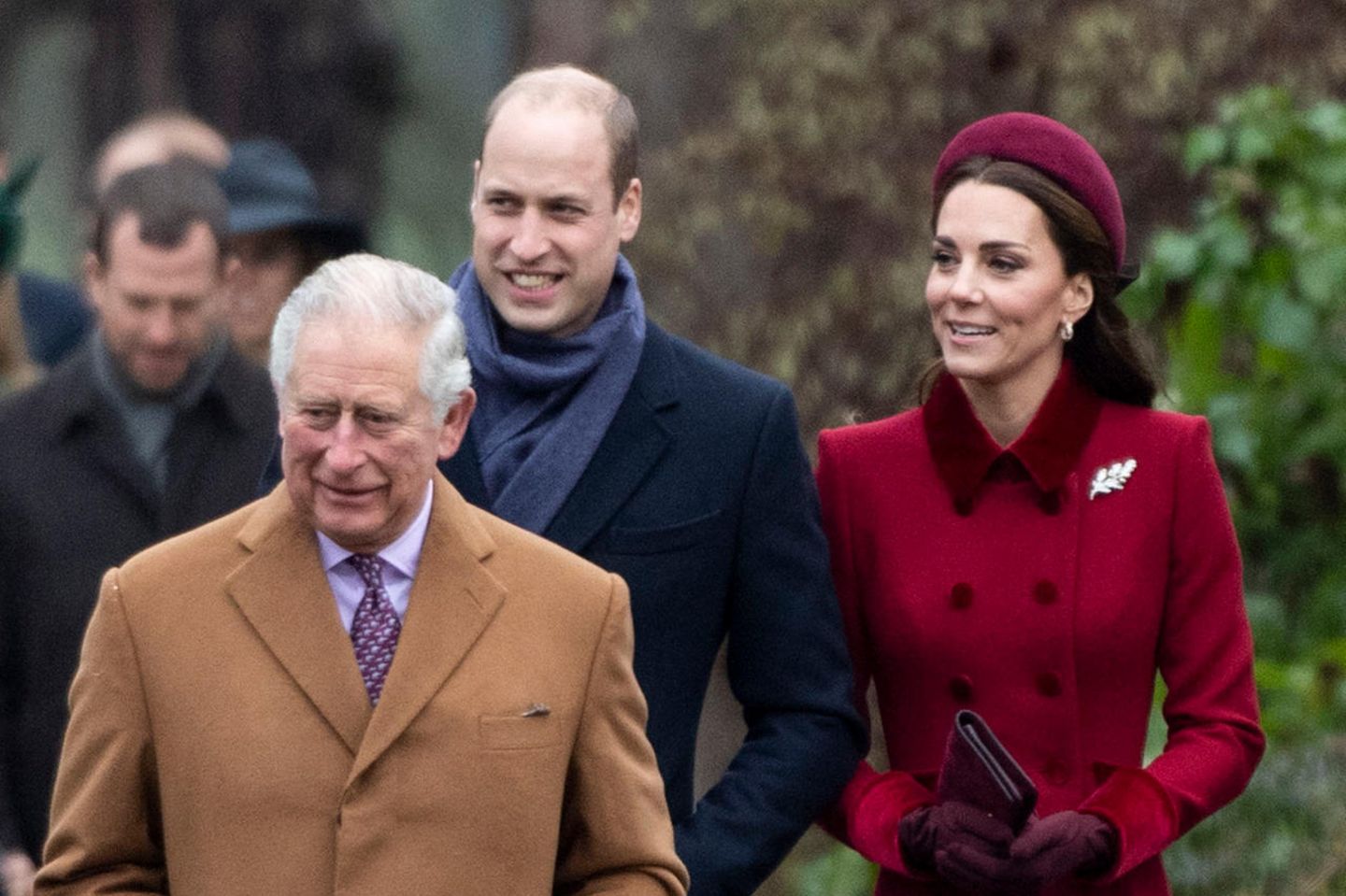König Charles, Prinz William und Catherine, Princess of Wales