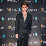 Lässig im Nadelstreifen-Look: "Elvis"-Star Austin Butler