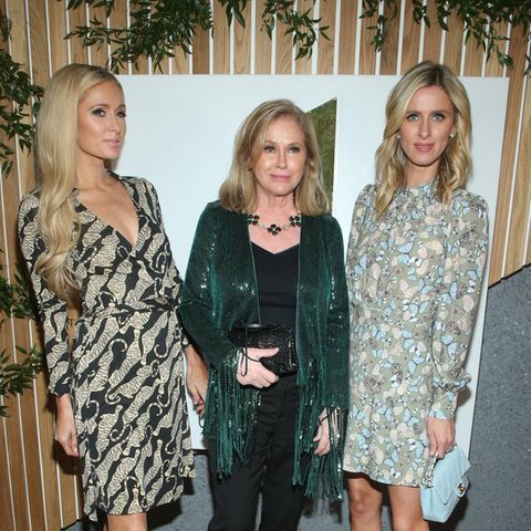 Paris Hilton mit ihrer Mutter Kathy und Schwester Nicky