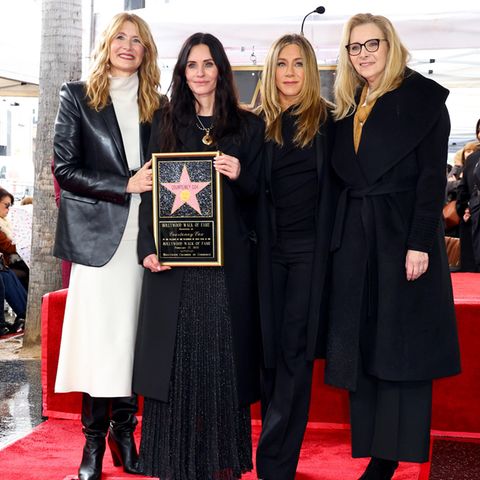 Walk of Fame:  Laura Dern, Courteney Cox, Jennifer Aniston und Lisa Kudrow