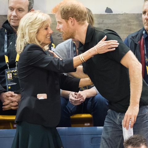 Jill Biden und Prinz Harry