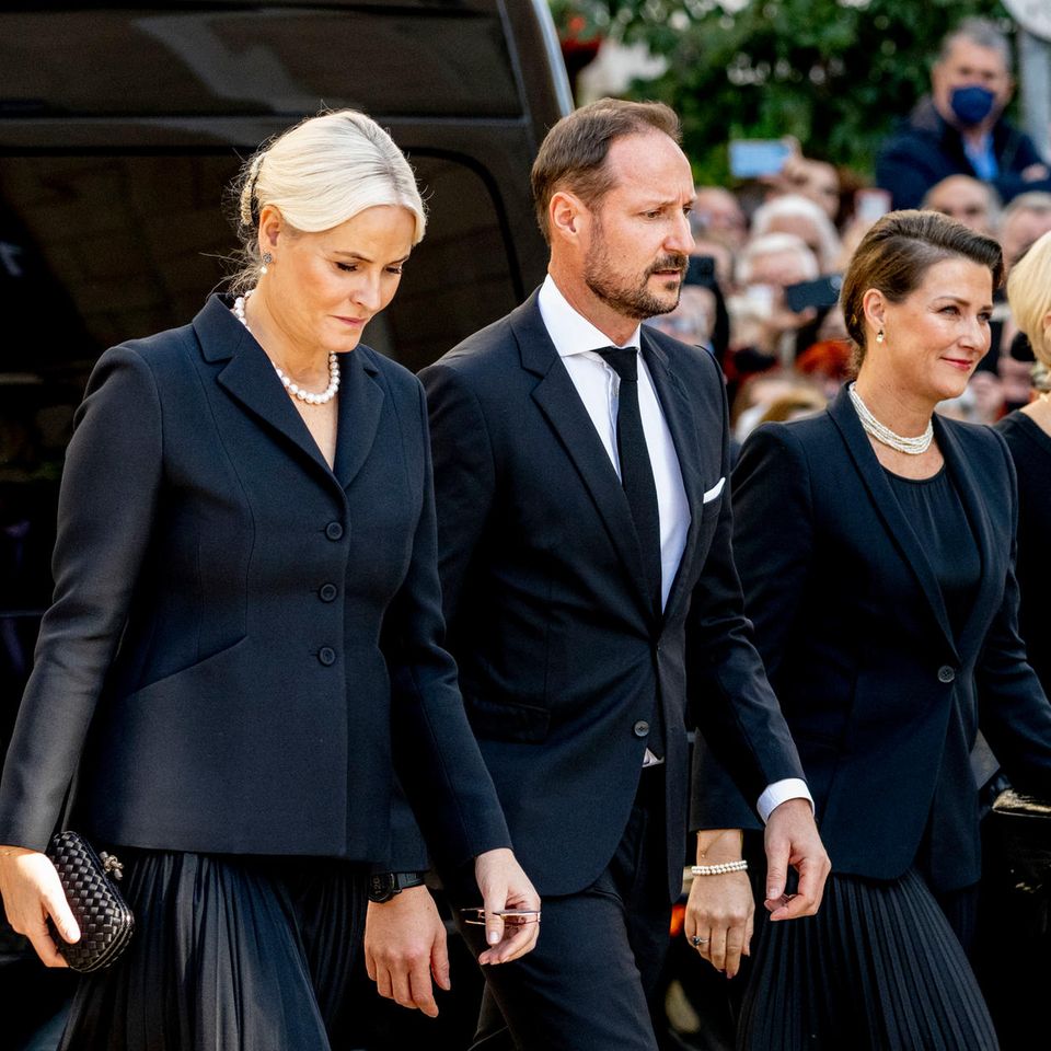 Prinzessin Mette-Marit, Prinz Haakon und Prinzessin Märtha Louise