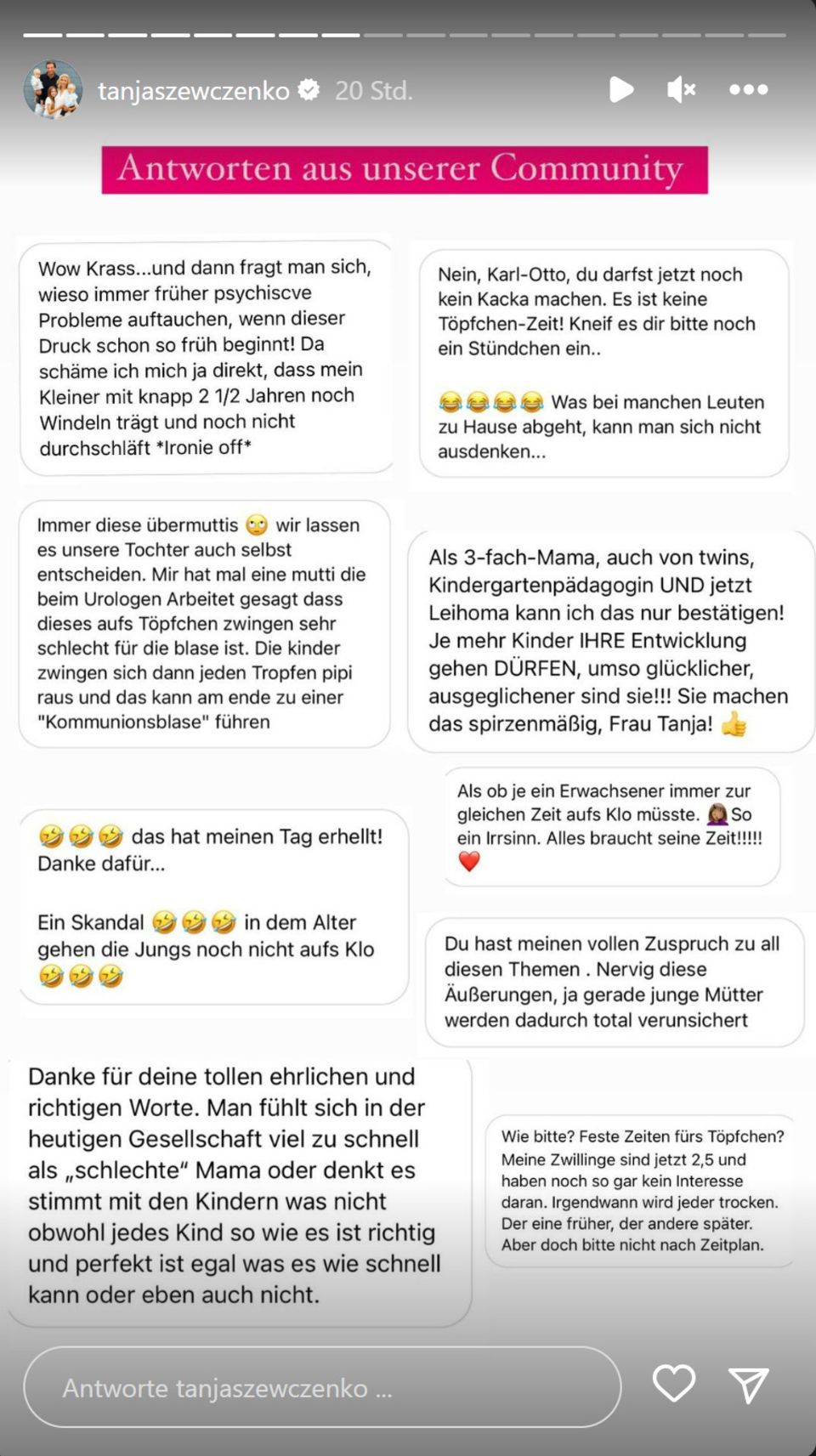 Tanja Szewczenko: "Wir müssen Kinder nicht dressieren!" Deftige Ansage nach Kritik im Netz Tanja Szewczenko: "Wir müssen Kinder nicht dressieren!" Deftige Ansage nach Kritik im Netz