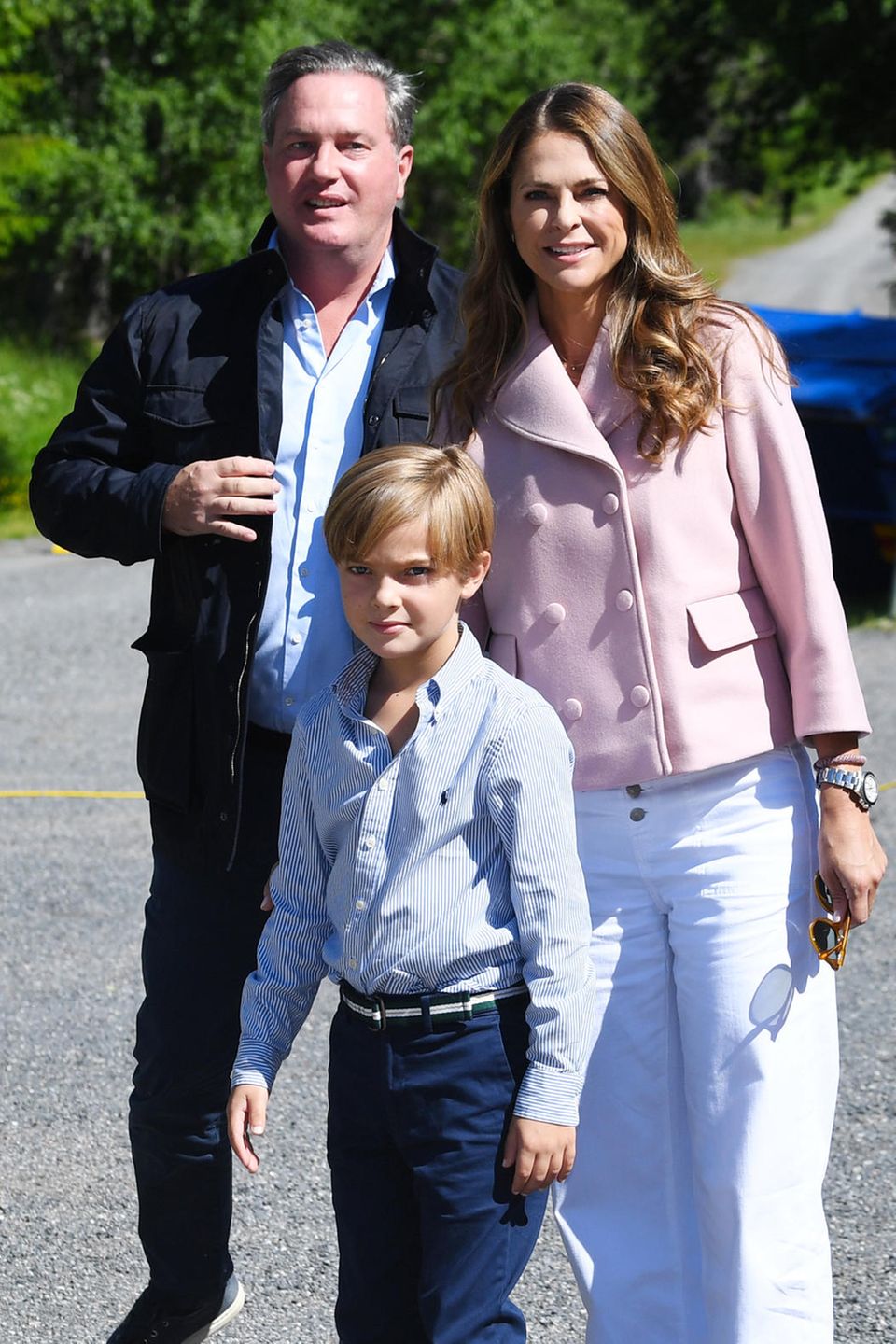 Prinzessin Madeleine, Chris O' Neill und ihr Sohn Prinz Nicolas Prinzessin Madeleine, Chris O' Neill und ihr Sohn Prinz Nicolas