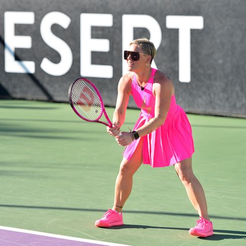 Sportliche Stars: Pink