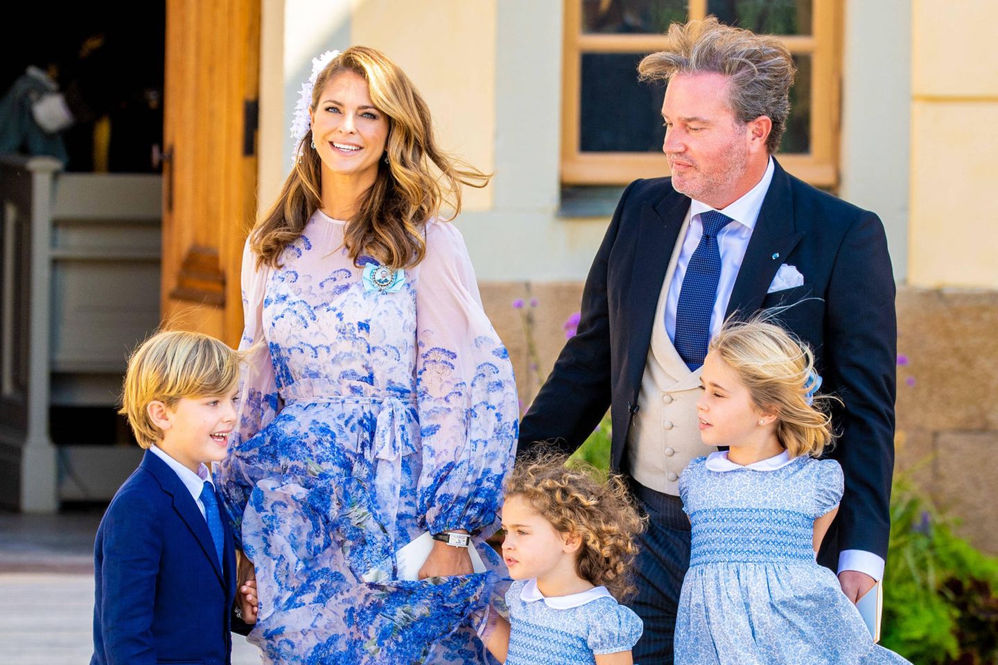 Prinzessin Madeleine und Chris O´Neill mit ihren Kindern Prinz Nicolas, Prinzessin Adrienne und Prinzessin Leonore