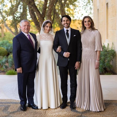 König Abdullah, Prinzessin Iman, Jameel Alexander Thermiotis und Königin Rania