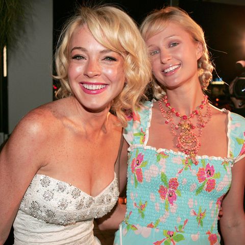 Lindsay Lohan und Paris Hilton im Juni 2005