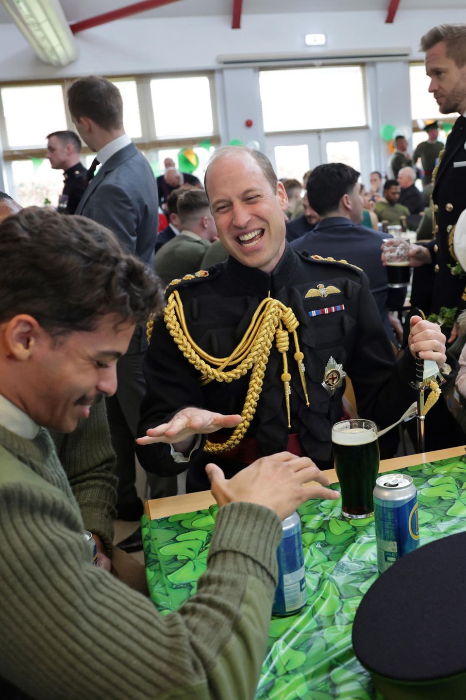 Prinz William hat eindeutig Spaß am Saint Patrick's Day 2023.