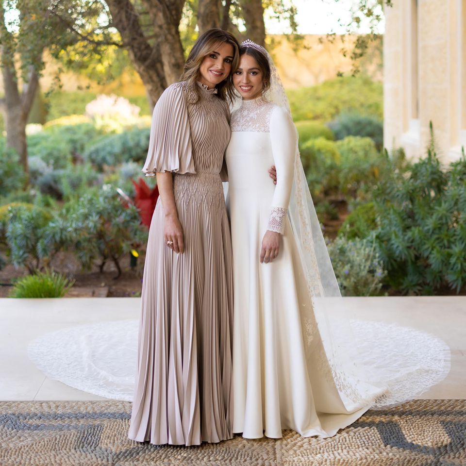 Königin Rania und Prinzessin Iman.
