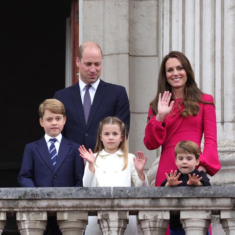 Prinz William und Catherine, Princess of Wales, mit Prinz George, Prinzessin Charlotte und Prinz Louis