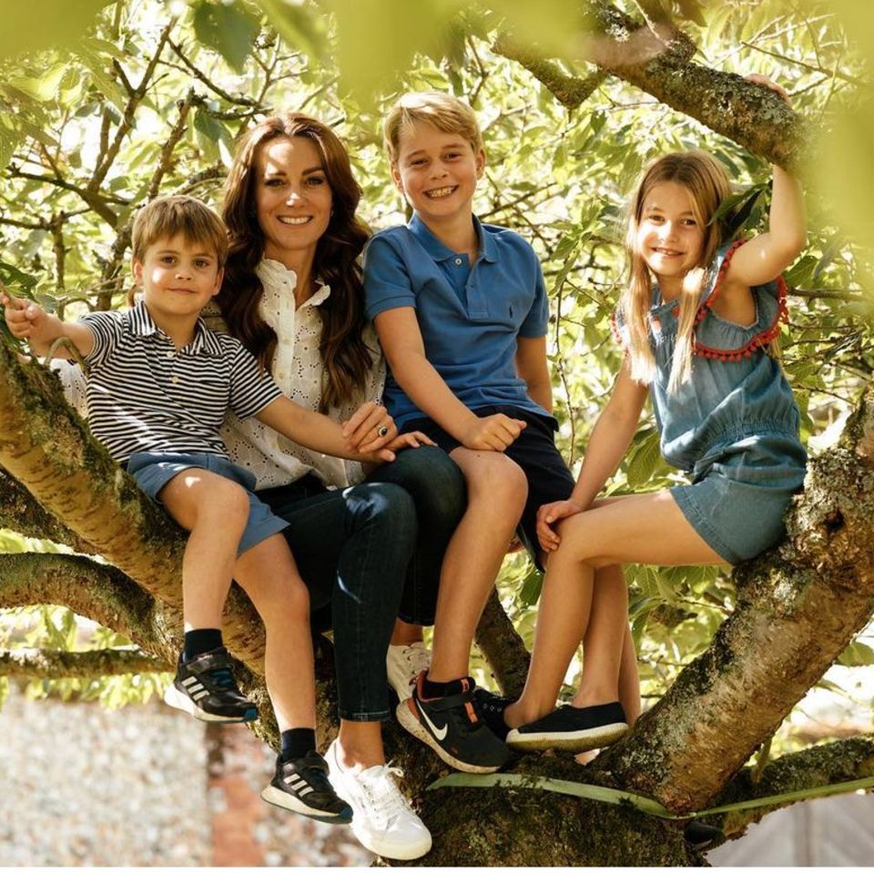 Prinz Louis, Catherine, Princess of Wales, Prinz George und Prinzessin Charlotte