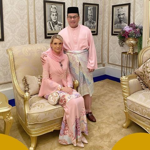 Kronprinzessin Sofie Louise und Dr. Tengku Muhammad Faiz Petra