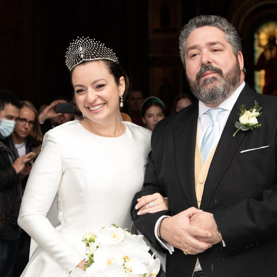 Victoria Romanowna Bettarini und Großfürst Georgi Michailowitsch Romanow