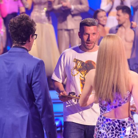 Lukas Podolski am 24. März 2023 bei "Let's Dance".