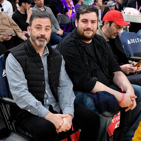 Sportfreunde: Jimmy Kimmel mit Sohn Kevin