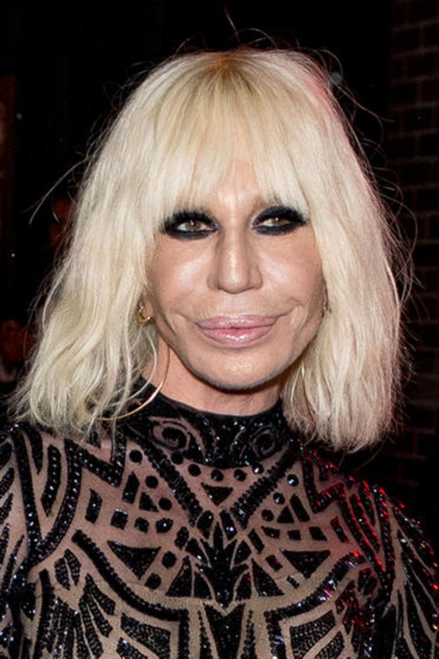 Donatella Versace Der BeautyWandel der Modeschöpferin GALA.de