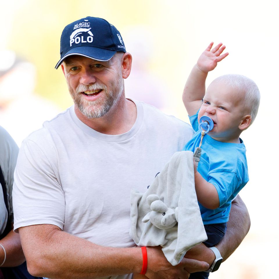 Mike Tindall und Sohn Lucas