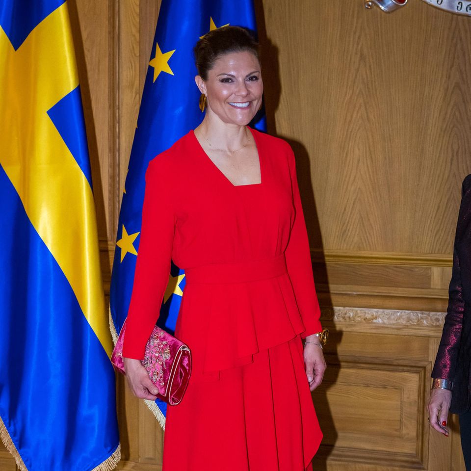 Kronprinzessin Victoria von Schweden beim Abendessen der Präsidentin Salome Zourabichvili in Tiflis.