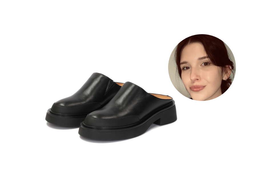 Fashion Editor Linda believes that Cazar clogs are the ideal complement to any look, whether as a style break with a floral dress or cool suit trousers. 