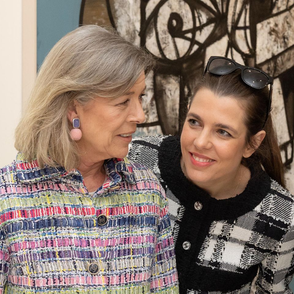 Caroline von Hannover + Charlotte Casiraghi