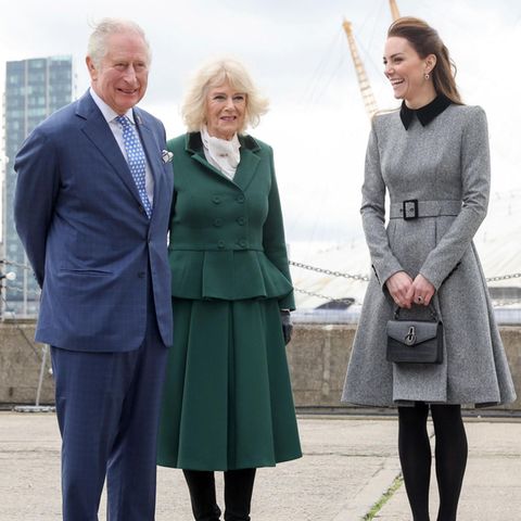 König Charles, Königin Camilla und Catherine, Princess of Wales