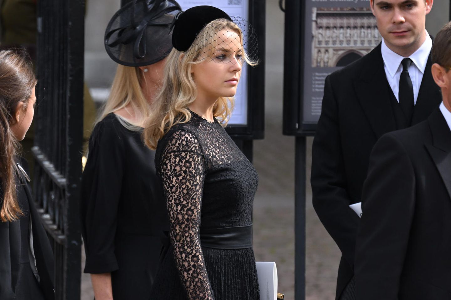 Lady Margarita Armstrong-Jones bei der Beerdigung von Queen Elizabeth am 19. September 2022.