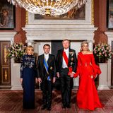 11. April 2023  Am ersten Abend ihres Besuchs in den Niederlanden geben König Willem-Alexander und Königin Máxima auf dem Königlichen Schloss ein Staatsbankett für Brigitte und Emmanuel Macron.