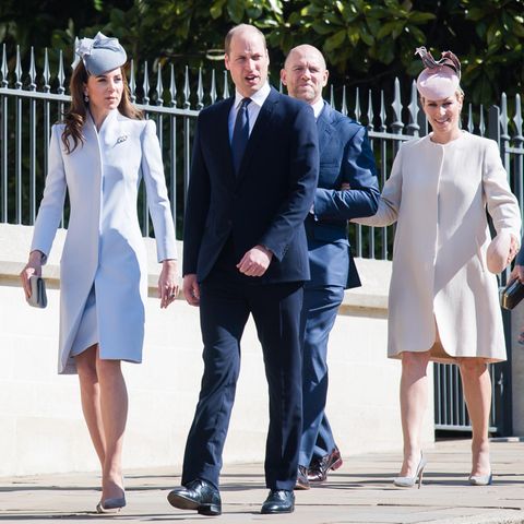 Catherine, Princess of Wales, Prinz William, Mike und Zara Tindall