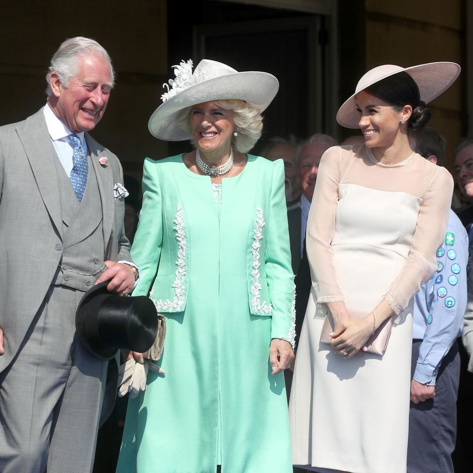 König Charles, Königin Camilla und Herzogin Meghan