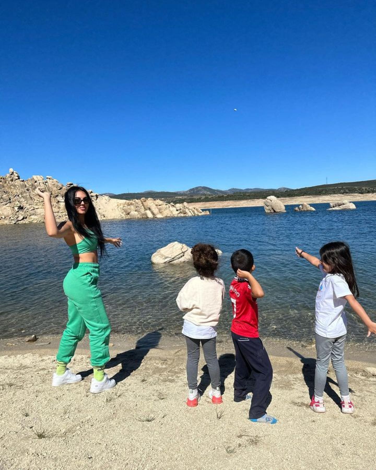 Familie Georgina und Cristiano Ronaldo
