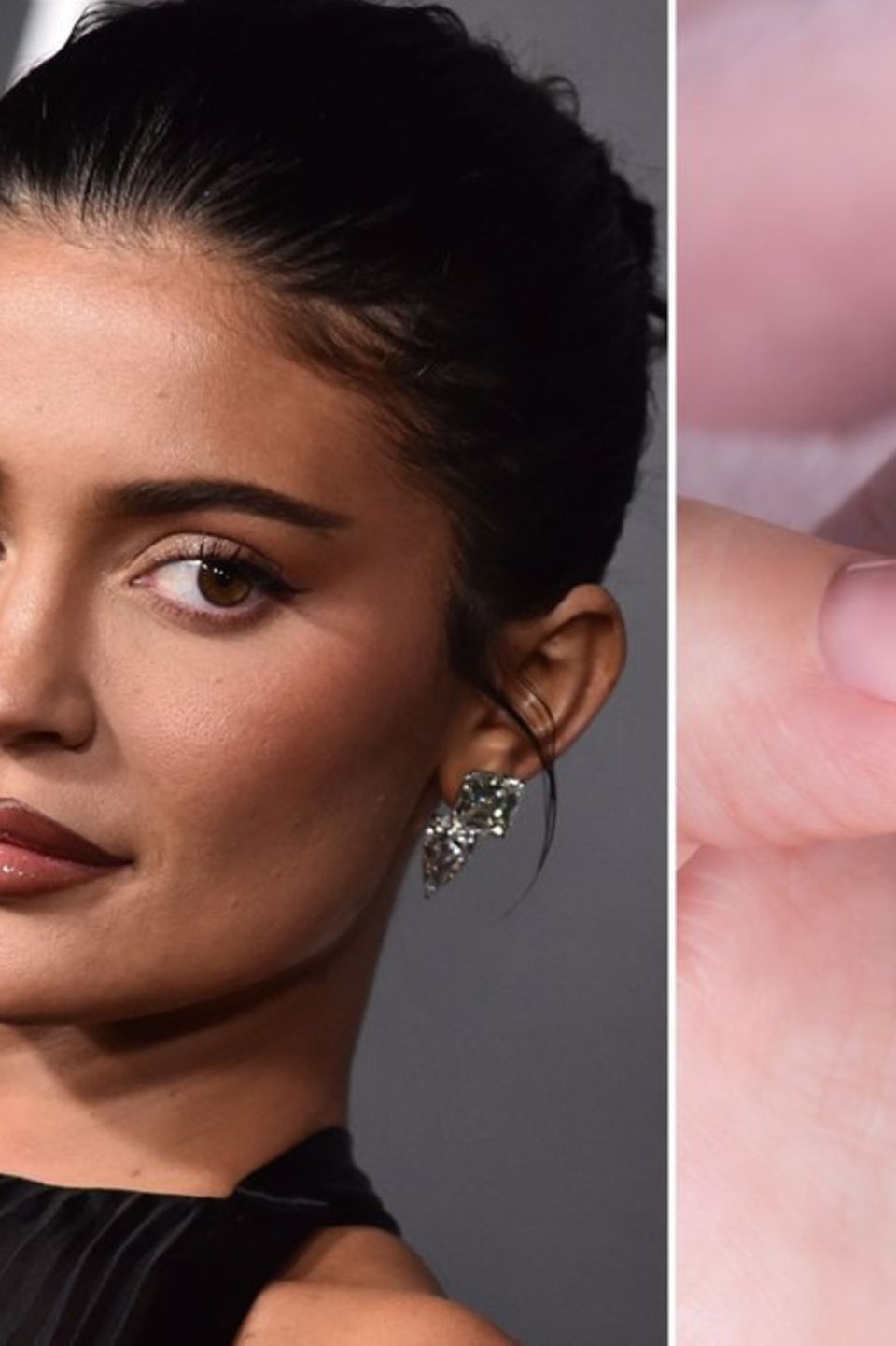 Weg von mattem Finish: Lipgloss Nails sind dank Stars wie Kylie Jenner einer der größten Beauty-Trends im Jahr 2023.