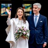 Royale Hochzeitskleider: Prinzessin Alexandra von Luxemburg und Nicolas Bagory