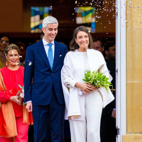 Prinz Nicolas, Prinzessin Alexandra und im Hintergrund Großherzogin Maria Teresa