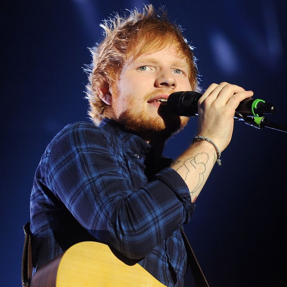 Musiker Ed Sheeran gewann für seinen Song "Thinking Out Loud" aus dem Jahr 2014 einen Grammy.