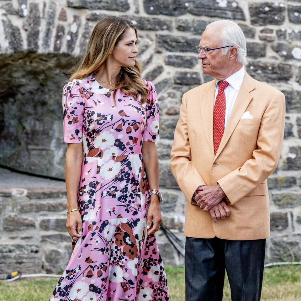 Prinzessin Madeleine und König Carl Gustaf