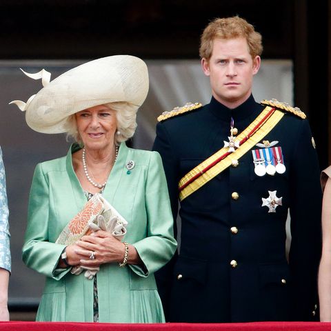 Königin Camilla und Prinz Harry