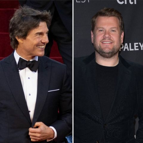 Bewies Humor und Gesangstalent: Tom Cruise (l.) war der Stargast bei James Cordens letzter Folge als "The Late Late Show"-Mode