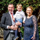 Luxemburg-Hochzeit: Erbgroßherzog Guillaume, Erbgroßherzogin Stéphanie und Prinz Charles