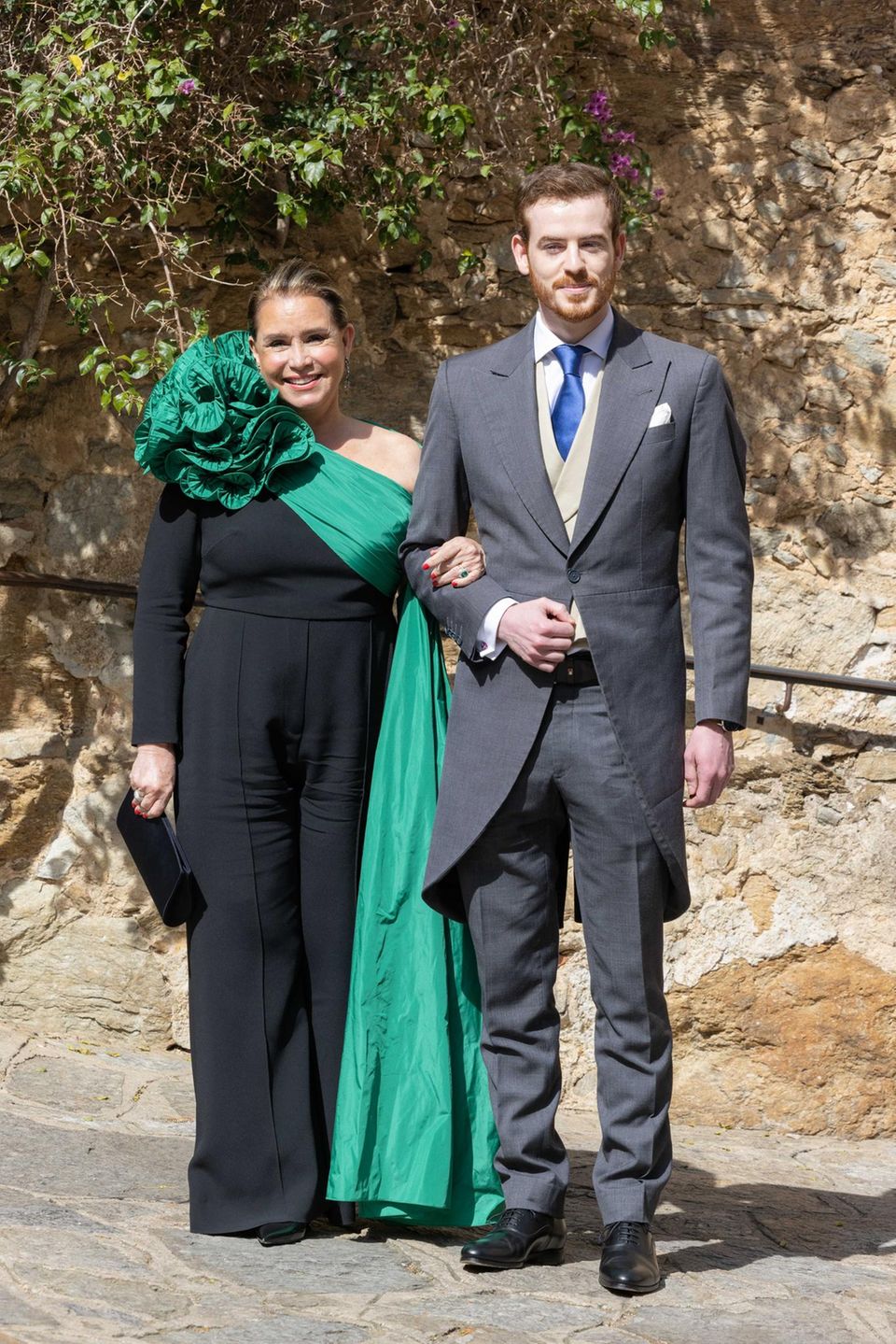 Grossherzogin Maria Teresa und Arnaud Bagory bei der kirchlichen Hochzeit.