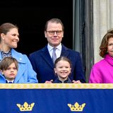Schwedische Royals: Prinzessin Victoria, Prinz Daniel, Prinz Oscar, Prinz Alexander und Königin Silvia